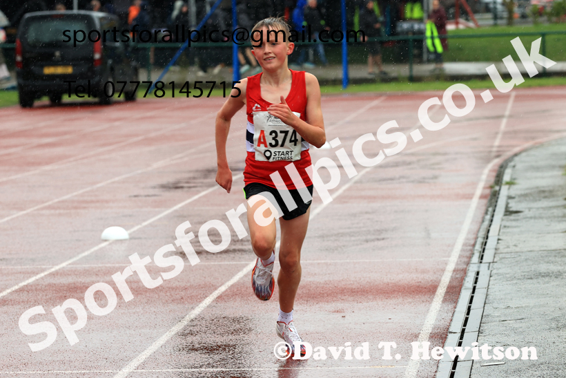 Boys Under-13s 2025 Northern Athletics Autumn Road Relays, Leigh, Lancashire. Photo: David T. Hewitson/Sports for All Pics